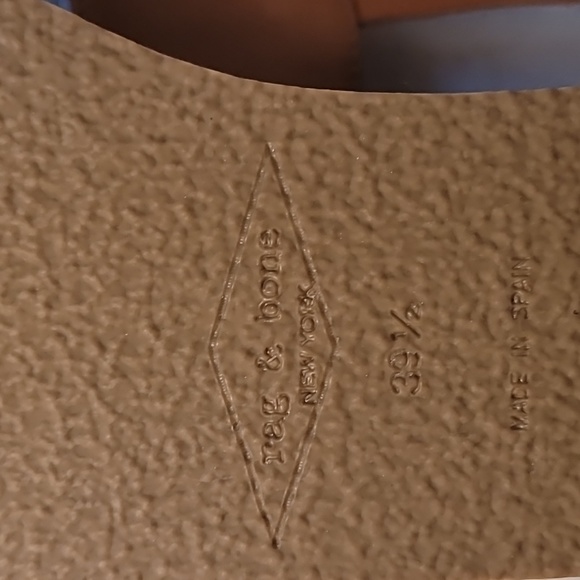 RAG & BONE EDIE WEDGE ESPADRILLE PLATFORM - TOBACCO  SIZE 9.5 - Picture 17 of 17